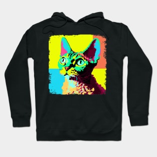 Devon Rex Pop Art - Cat Lover Gift Hoodie